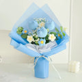 Crochet Flower Bouquet -  Blue Tulip Bouquet