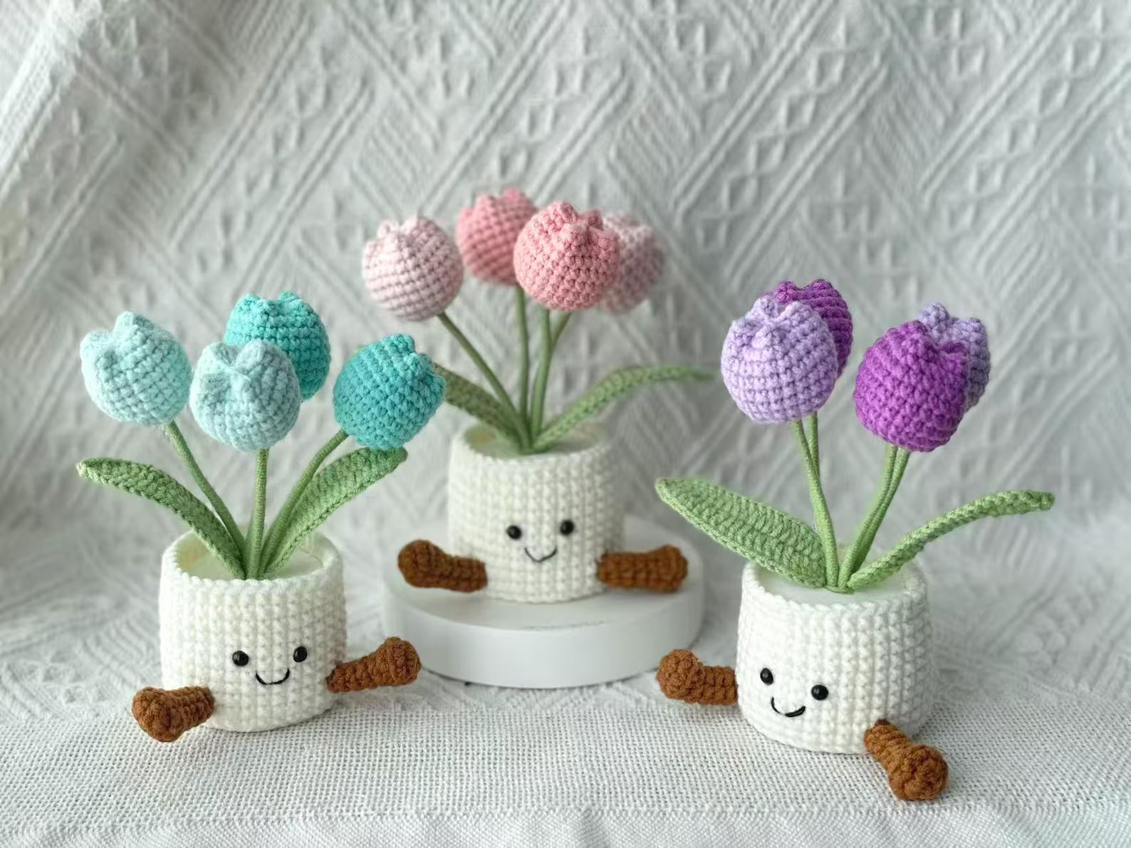 Crochet Plant - Tulip in a Pot